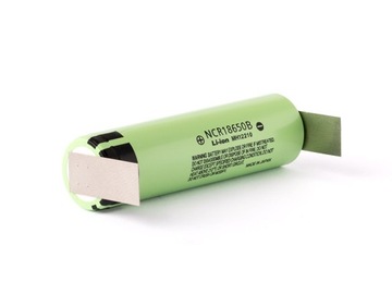 Panasonic NCR18650B 3400mAh 3,6 - 3,7V z blaszkami