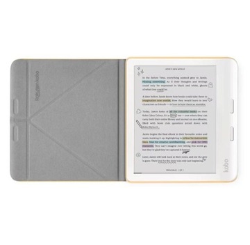 Чехол Kobo Libra Color SleepCover сливочно-желтый