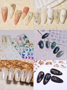 Наклейки для ногтей для украшения ногтей.