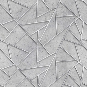 TAPETA SZARA GEOMETRYCZNA BETON TYNK LINIE 5388al