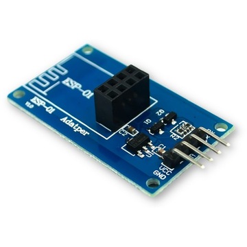 ESP-01 Переходник с ESP-01S на ESP8266 с регулятором напряжения 3,3–5 В, 2,54 мм