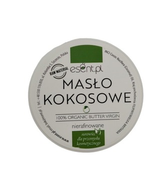 Esent Masło Kokosowe Nierafinowane Virgin 200 ml