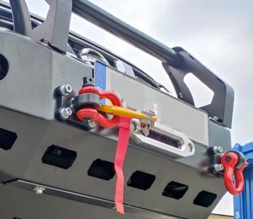 Uchwyt hak holowniczy pod szekle 4x4 przykręcany