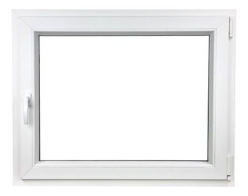 OKNO PCV 100 x 80 / 1000 x 800 mm RU BIAŁE