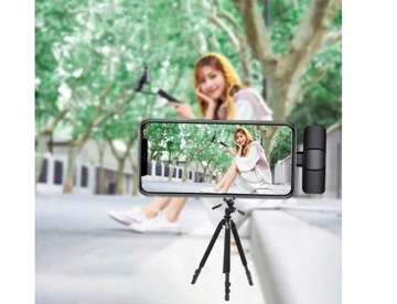 Беспроводной микрофон для телефона Bluetooth для записи аудио-видео