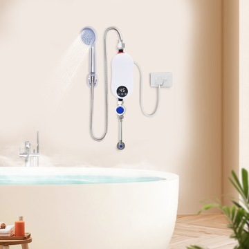 Электрический проточный водонагреватель мощностью 5500 Вт, IPX4, водонепроницаемый