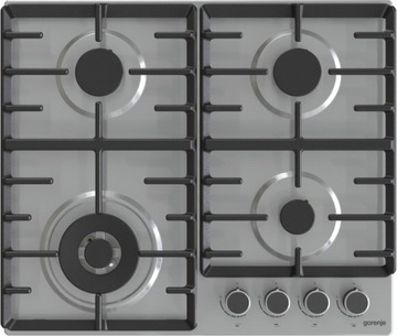 Płyta gazowa Gorenje GW642ABX Żeliwny ruszt Stal