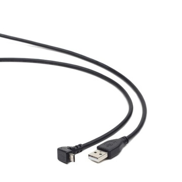 Kabel kątowy micro USB-USB 2.0 Gembird 1,8m