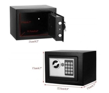 ELEKTRONICZNY SEJF Cyfrowy Zamek Szyfrowy + Klucze