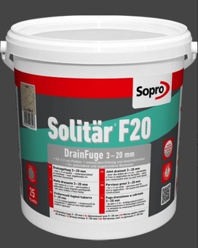 Solitär F20 - Fuga drenażowa 3–20 mm Antracyt 66