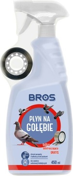 Bros płyn na na GOŁĘBIE 450ml + taśma odstraszacz