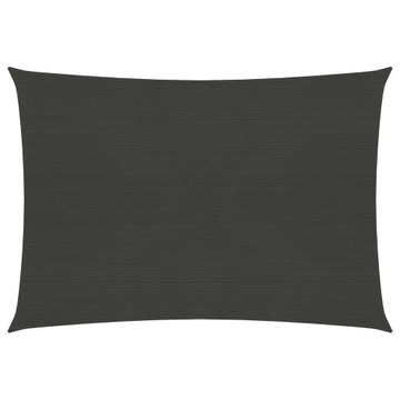 ŻAGIEL PRZECIWSŁONECZNY OGRODOWY Taras Markiza antracytowy, 6x7 m, HDPE