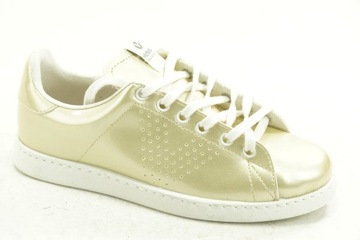 VICTORIA SHOES sneakersy gold tenisówki pachnące złote buty stylowe r. 38