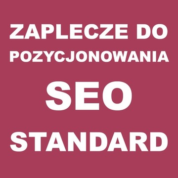 Zaplecze do pozycjonowania SEO wariant STANDARD