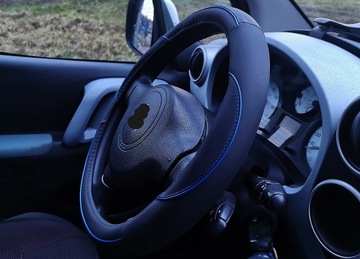 Кожух руля, наружный диаметр: 37-39, окантовка синего цвета.