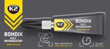 2x СУПЕР БЫСТРОСЫХАЮЩИЙ УНИВЕРСАЛЬНЫЙ КЛЕЙ K2 BONDIX