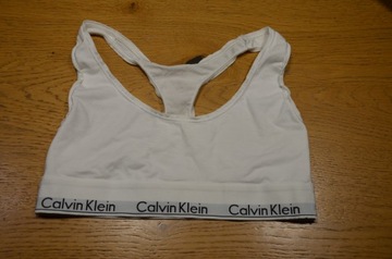 Calvin Klein stanik/bokserka r. S bielą