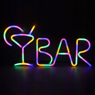 Litery BAR Neon Light Shop Signs Light
