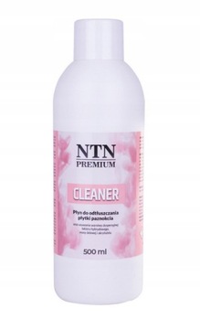 Cleaner 500ml odtłuszczacz do paznokci hybryd NTN