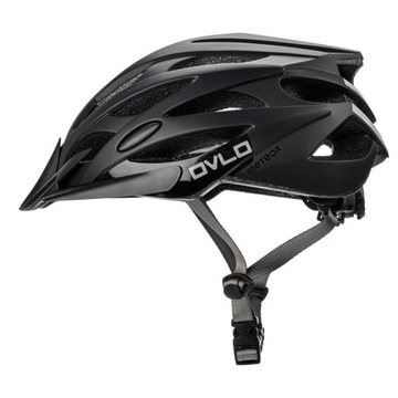 Kask rowerowy Meteor Ovlo S 52-56 cm czarny