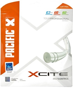 Naciąg tenisowy Pacific X Cite set. 12 m. pearl/white 1,25 mm