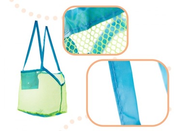 СЕТОЧНАЯ СУМКА ДЛЯ ПЛЯЖНЫХ ПОКУПОК СУМКА ДЛЯ ИГРУШЕК XXL