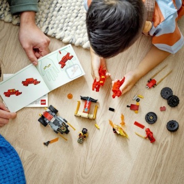 LEGO NINJAGO АВТОМОБИЛЬНО-МОТОЦИКЛОВАЯ БИТВА КАЯ И РАС 71789