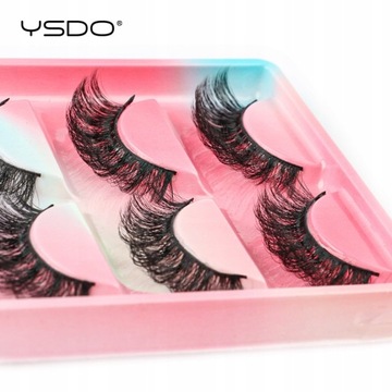 YSDO 5 пар ресниц Натуральная Длинная 3D Норка L