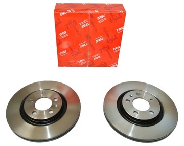 ПЕРЕДНИЕ ДИСКИ + КОЛОДКИ TRW CITROEN C5 III 304MM