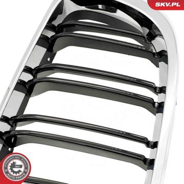 РЕШЕТКА ДЛЯ ПОЧЕК 66SKV152 ДВОЙНАЯ ПОЛОСКА; ЧЕРНЫЙ ХРОМ; БМВ 4 F32 51712336813