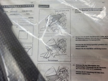 SUZUKI GSX 1300 B-KING ЗАПРАВОЧНЫЙ КОМПЛЕКТ КРЫШКИ КРЫШКИ