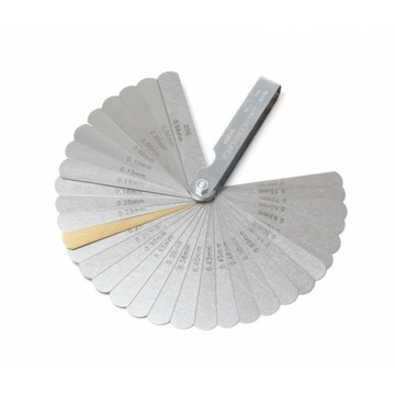 Szczelinomierz listkowy miernik 0.04-0.88mm 32el ROCKFORCE