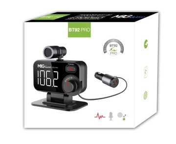 FM-передатчик Bluetooth 5.0, USB-зарядное устройство QC 3.0