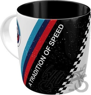 Kubek BMW Motorsport Tradition na prezent dla motocyklisty
