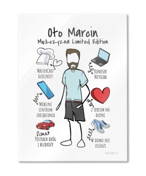OBRAZ PERSONALIZOWANY POMYSŁ NA PREZENT DLA NIEGO!