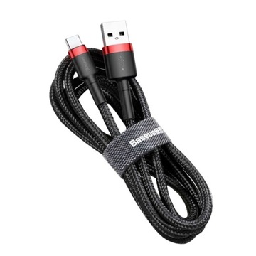 KABEL WZMACNIANY SZYBKI BASEUS USB C QC 3.0 QUICK