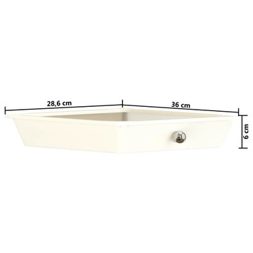 Тележка с 10 ящиками, белая, пластик