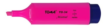 ZAKREŚLACZ TEXMARKER MISTRAL TO-334 TOMA RÓŹOWY