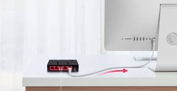 Коммутатор 5 ПОРТ GIGABIT LAN Splitter 1 ГБ ЭНЕРГОСБЕРЕЖЕНИЕ TP LINK 5x