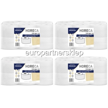 Papier toaletowy HORECA PREMIUM* (4 opak) a'12 biały|28m|3war|100% celuloza