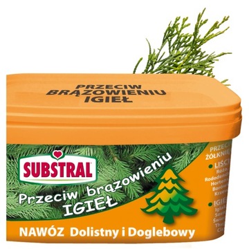 Nawóz do IGLAKÓW TUI przeciw brązowieniu igieł Magiczna Siła SUBSTRAL 5kg