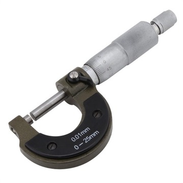 MIKROMETRY 0-25mm/0.01mm ZESTAW MIKROMETR BOX