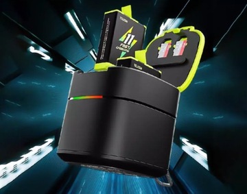 Быстрое зарядное устройство + 2 аккумулятора для GoPro 11 10 9