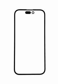 Szyba + klej OCA do iPhone 15