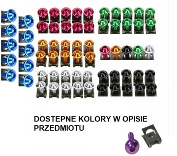 ВИНТ 10 ШТ. М-6 ДЛЯ ОБТЕКТА МОТОЦИКЛА, ЗЕЛЕНЫЙ