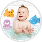 CANPOL BATH TOYS МИНИ-КОВРИКИ ДЛЯ ВАННЫ 5 шт.