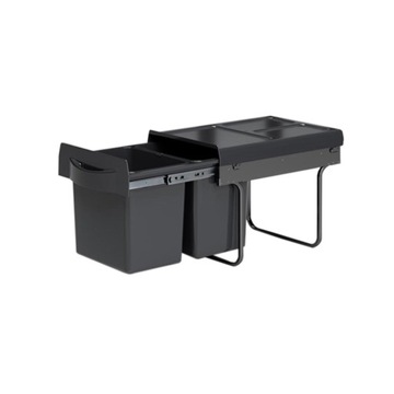 Контейнер для мусора для шкафа 40, ВЫДВИЖНОЙ для кухни, 32л