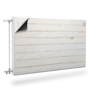 Maskownica MAGNETYCZNA Białe Poziome Deski 120x60