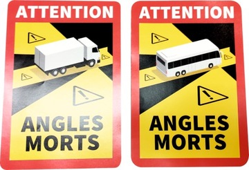 МАГНИТНЫЕ УГЛЫ MORTS слепые зоны ФРАНЦИЯ TIR BUS