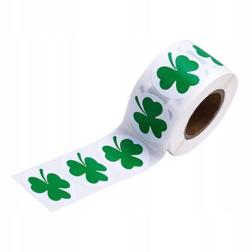 Блестящие наклейки Shamrock Roll